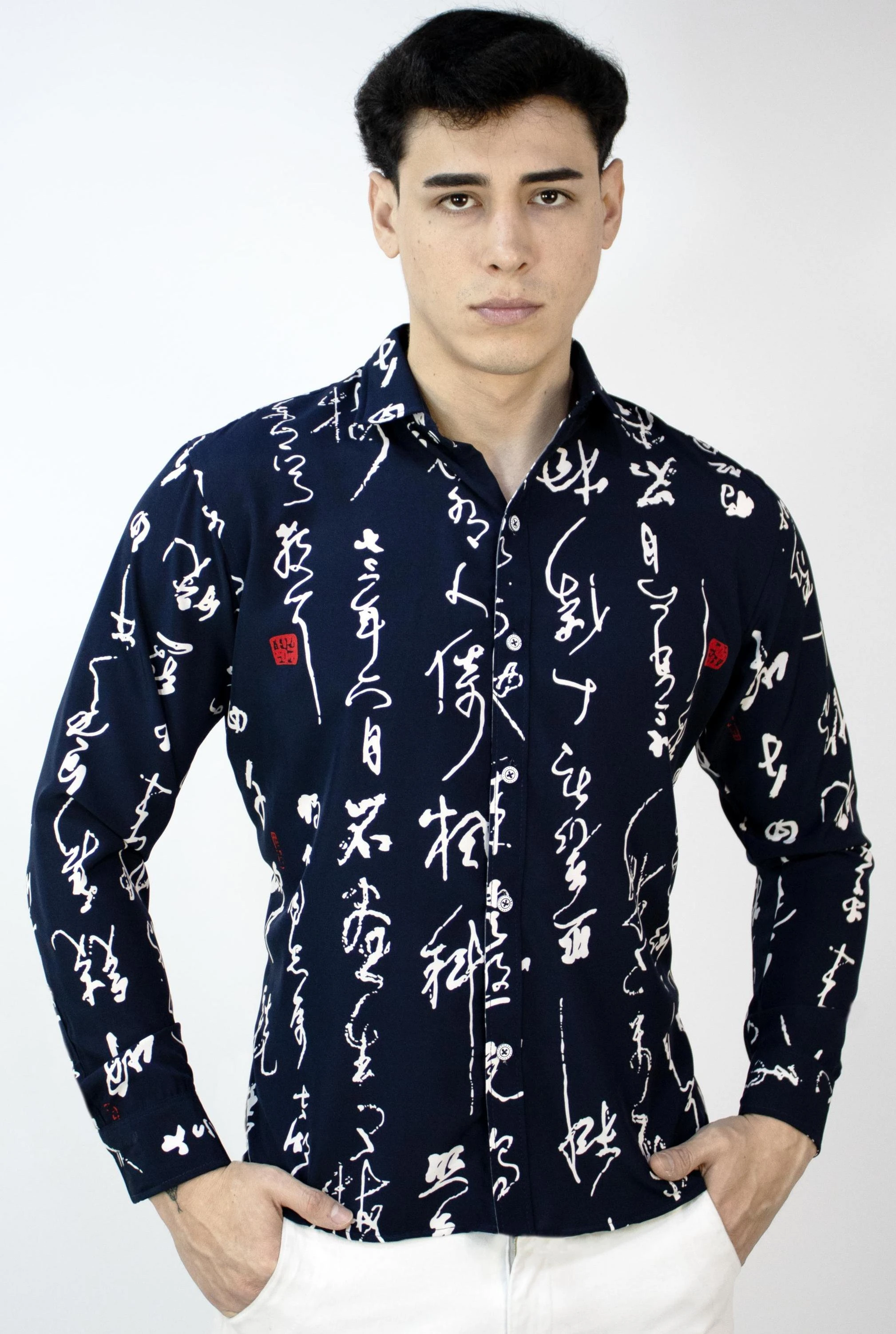 Camisa en seda francesa 