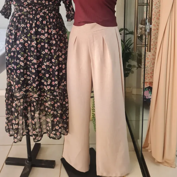 Calça de linho