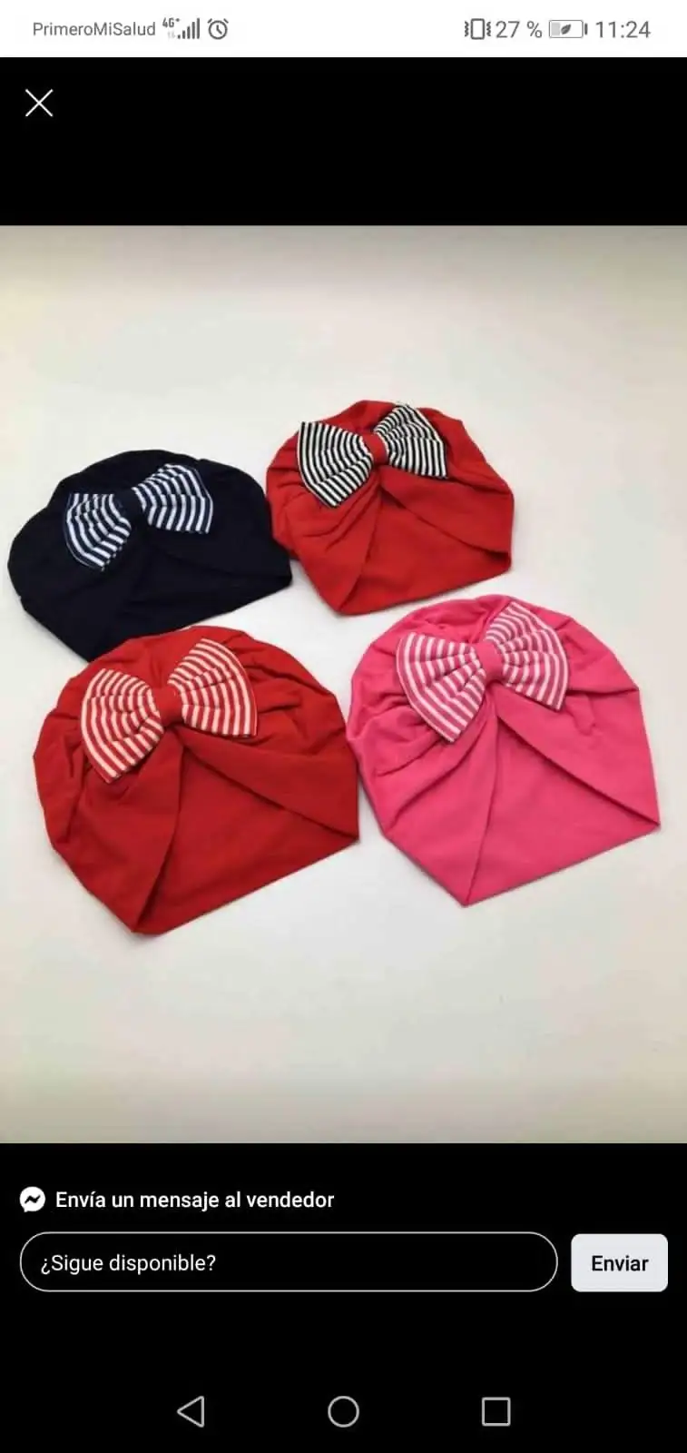 Turbante lazo rayas 