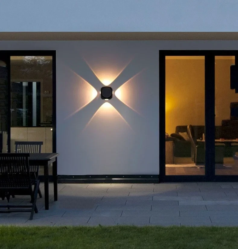 APLIQUE PARED LED REDONDO NEGRO 4W 4