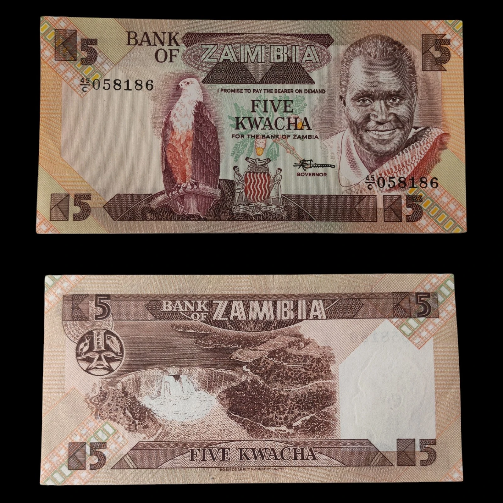 ° Zambia 5 Kwacha UNC