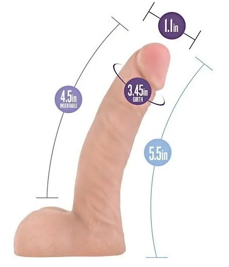 X5 Basic 5 Dildo Beige 5