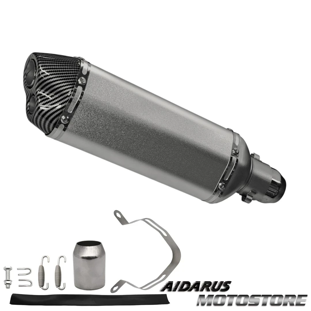 TUBO DE ESCAPE RESONADOR DOBLE SALIDA G-SILV