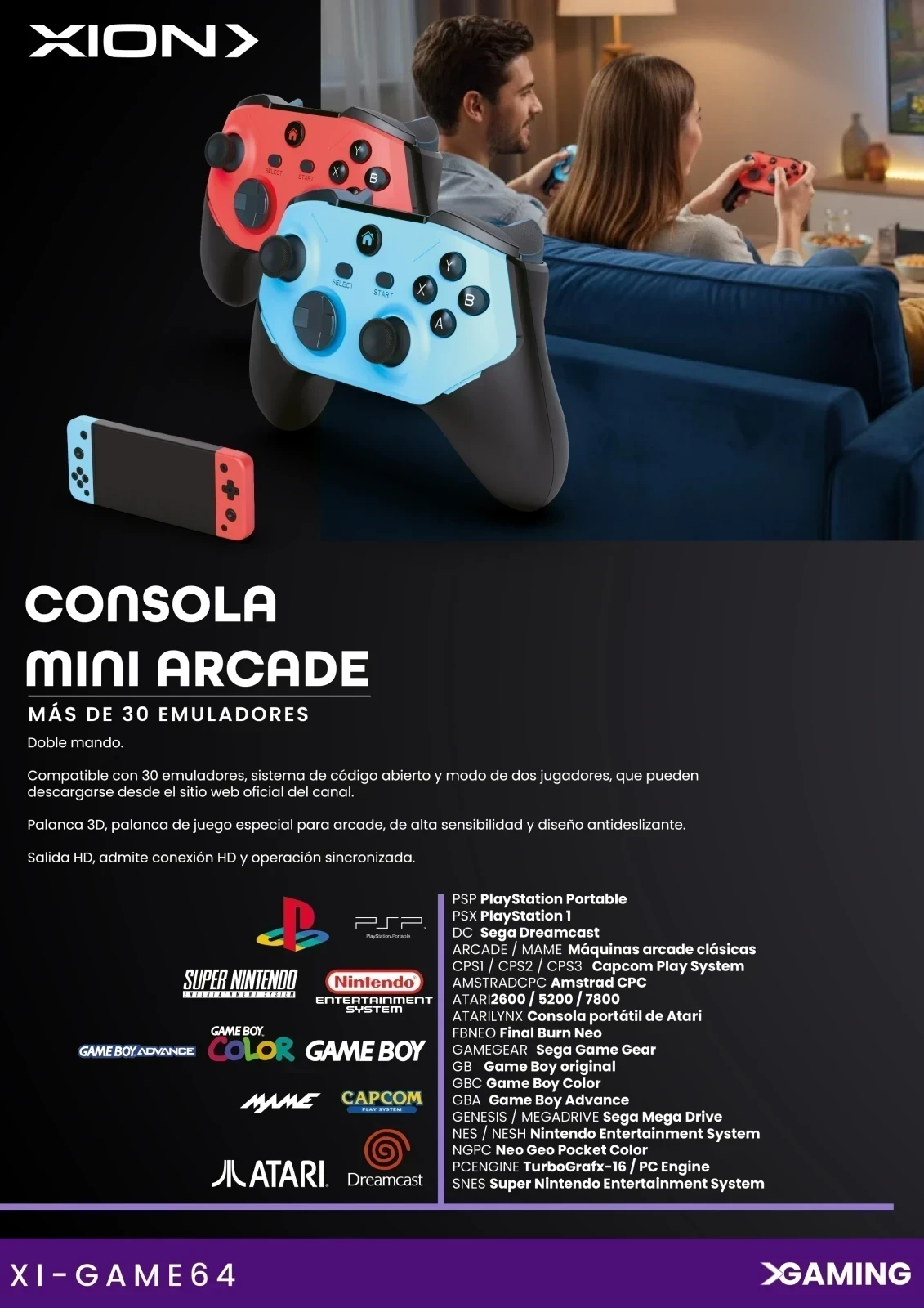 Consola Game Stick +20000 Juegos/  𝙓𝙄𝙊𝙉 9