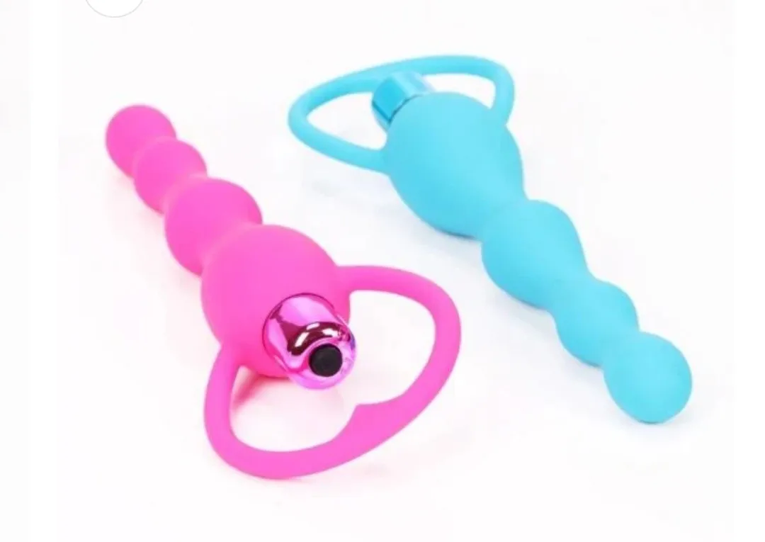 Vibradores anales con múltiples perlas 2
