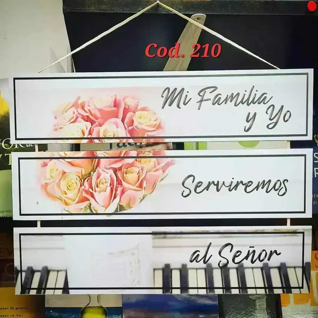 Cuadro chico x 3. Cód. 210