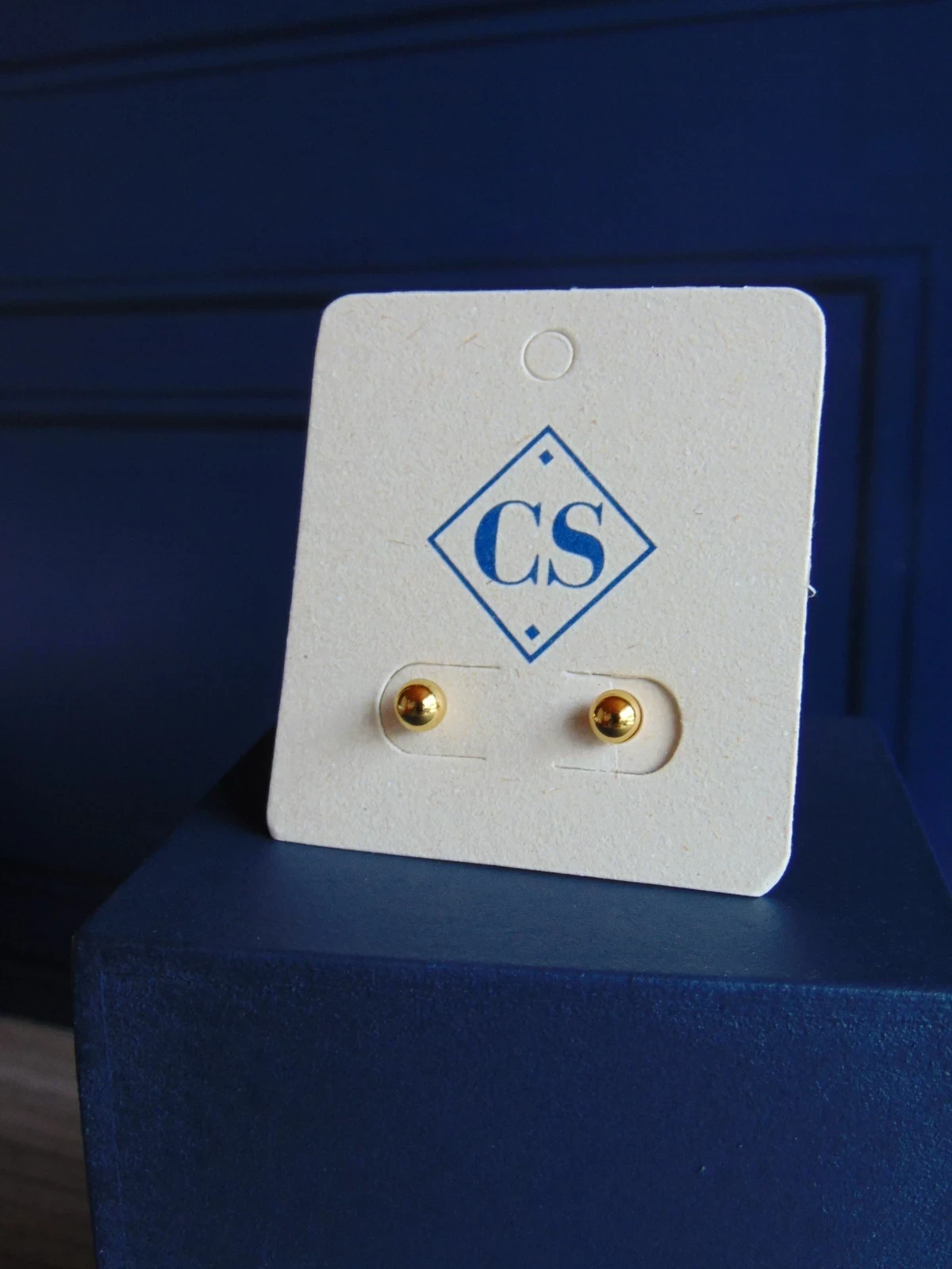 TOPOS ACERO BALIN DORADO 4MM