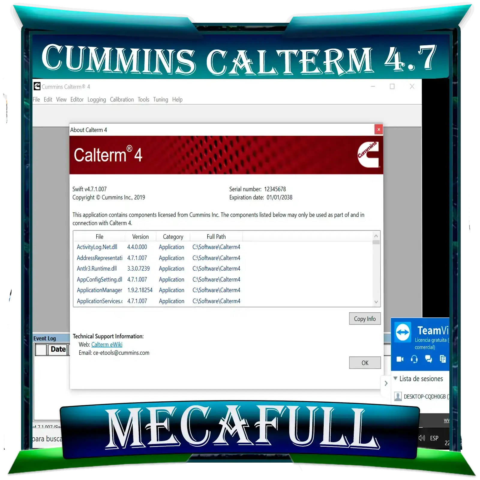 CUMMINS CALTERM 4.7 