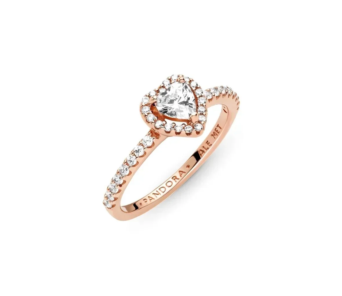 Anillo Relieve Rose Blanco  2