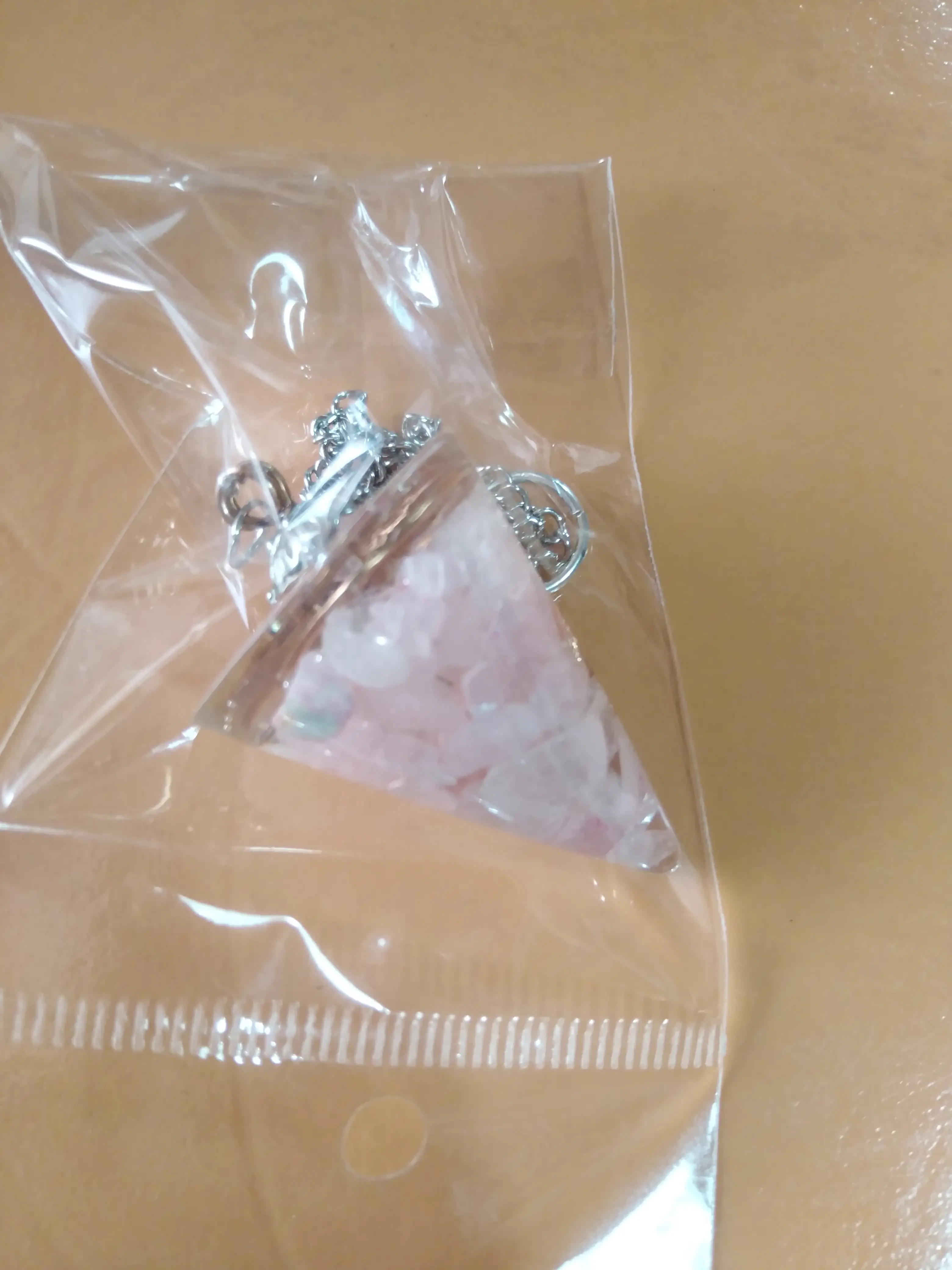 Péndulo cuarzos rosa 2