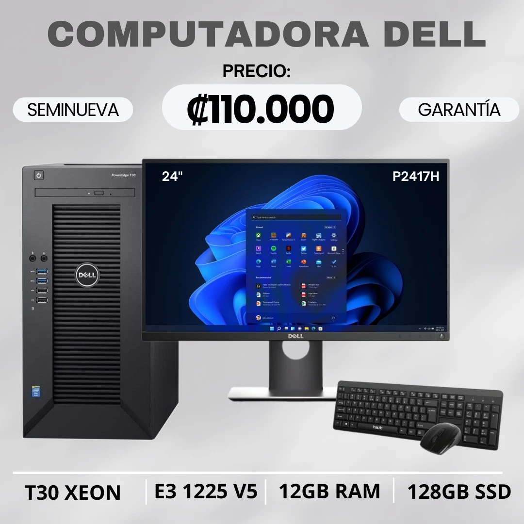 COMPUTADORA DELL T30 XEON