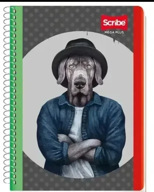 Cuaderno francesa c7 mega 100 hojas espiral  3