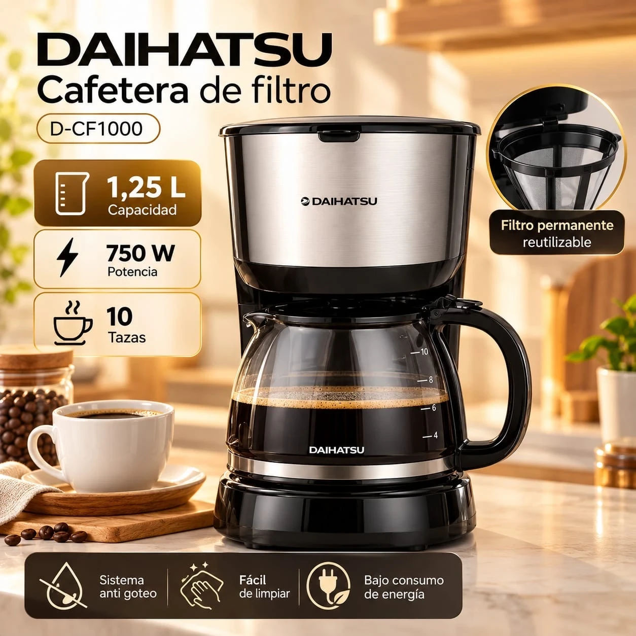 CAFETERA DAIHATSU *CONSULTAR DISPONIBILIDAD CON EL VENDEDOR*