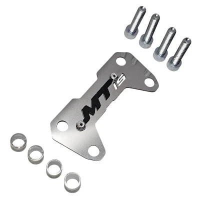 MT 15 / P. Acutrax Manubrio acero cromado logo 3d negro ML