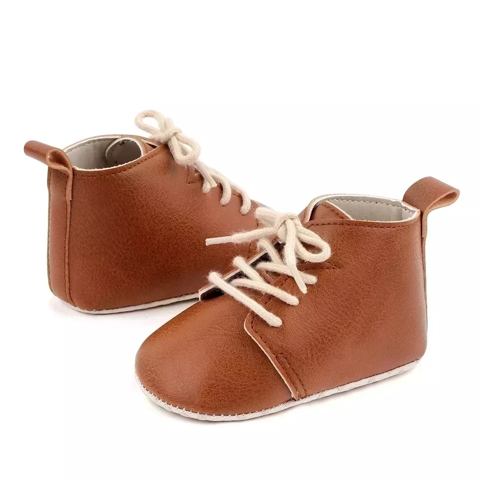 ZAPATITOS CAFE CORDONES  2