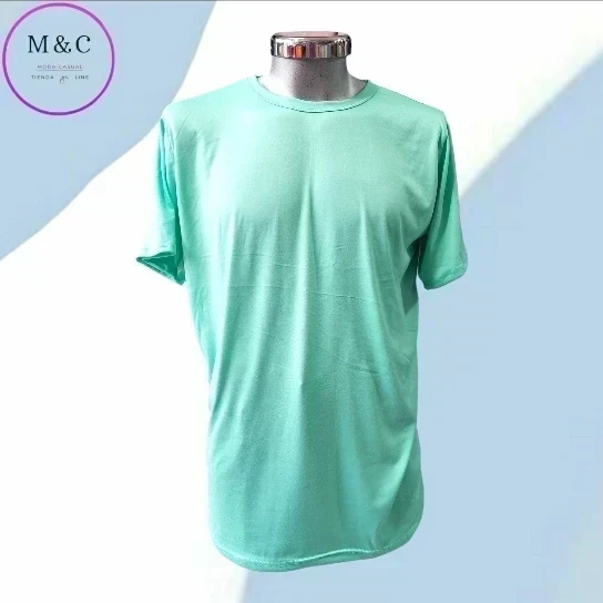 Playera lisa XL colores manga corta 5