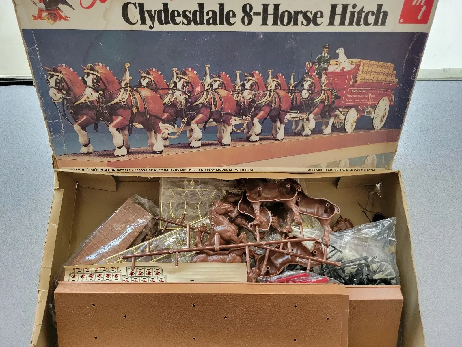 1/20 AMT Budweiser Clydesdale 8-Horse Hitch 2