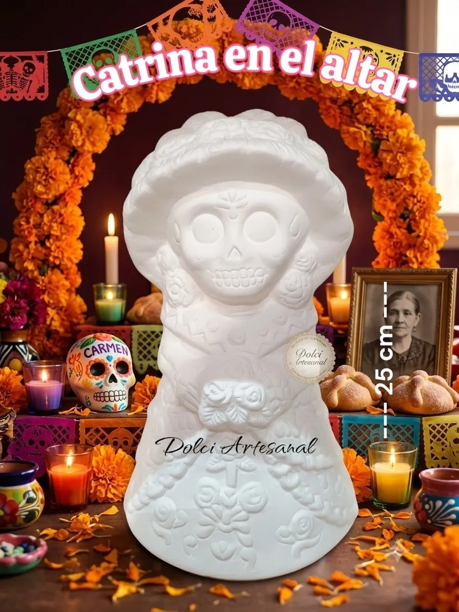 Catrina en el altar