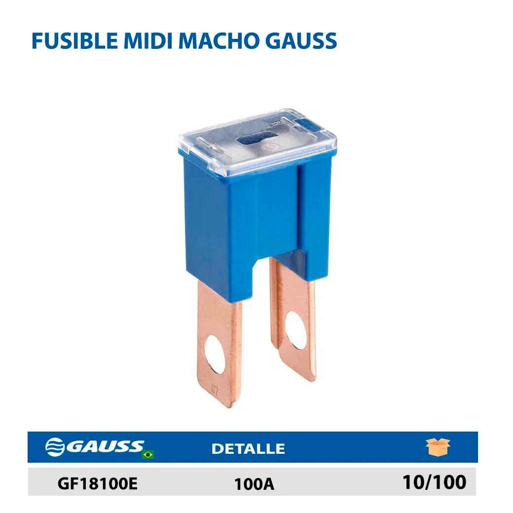 FUSIBLE MIDI MACHO GAUSS 100A