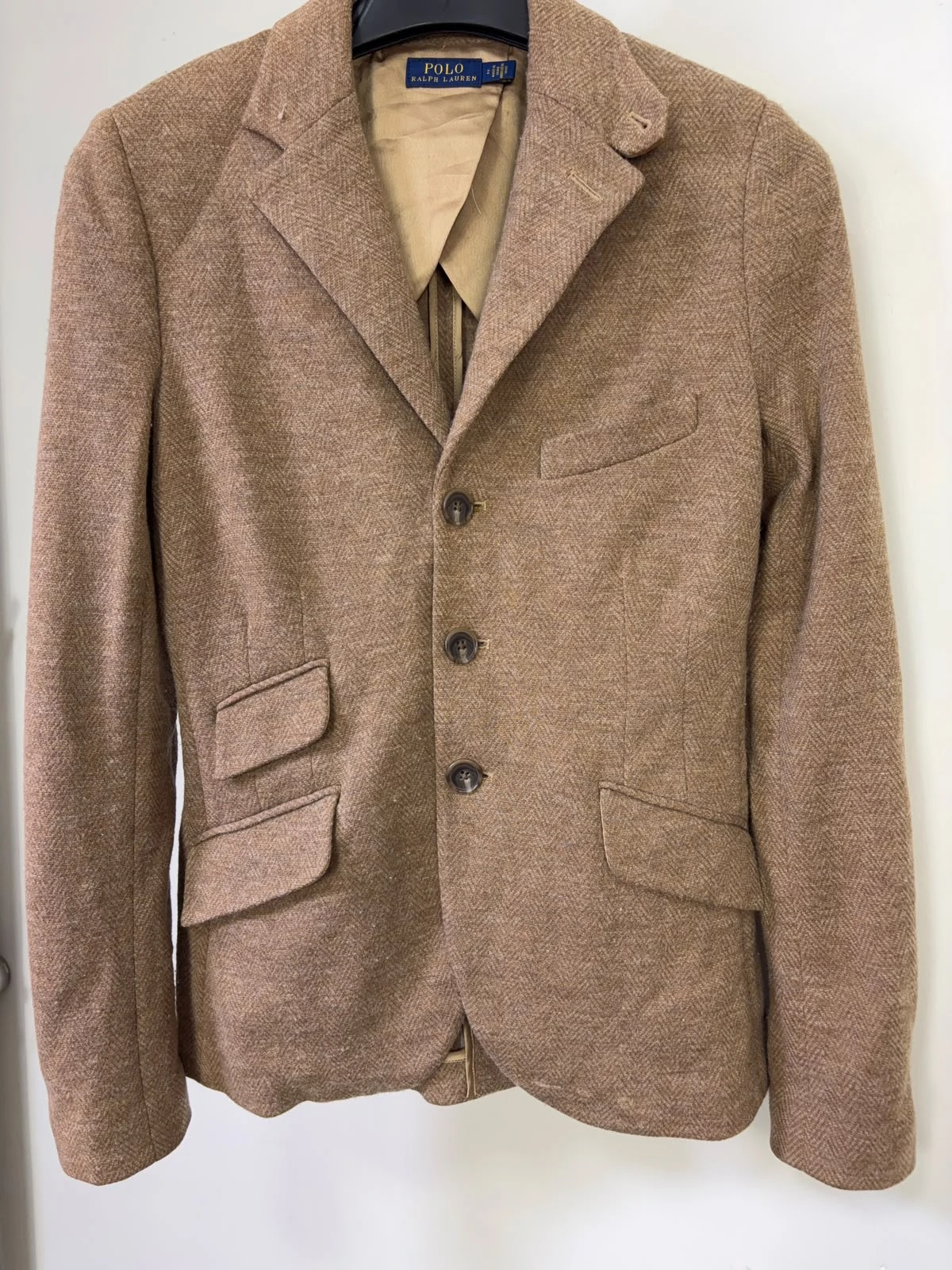 POLO RALPH LAUREN HERRINGBONE TWEED BLAZER 3