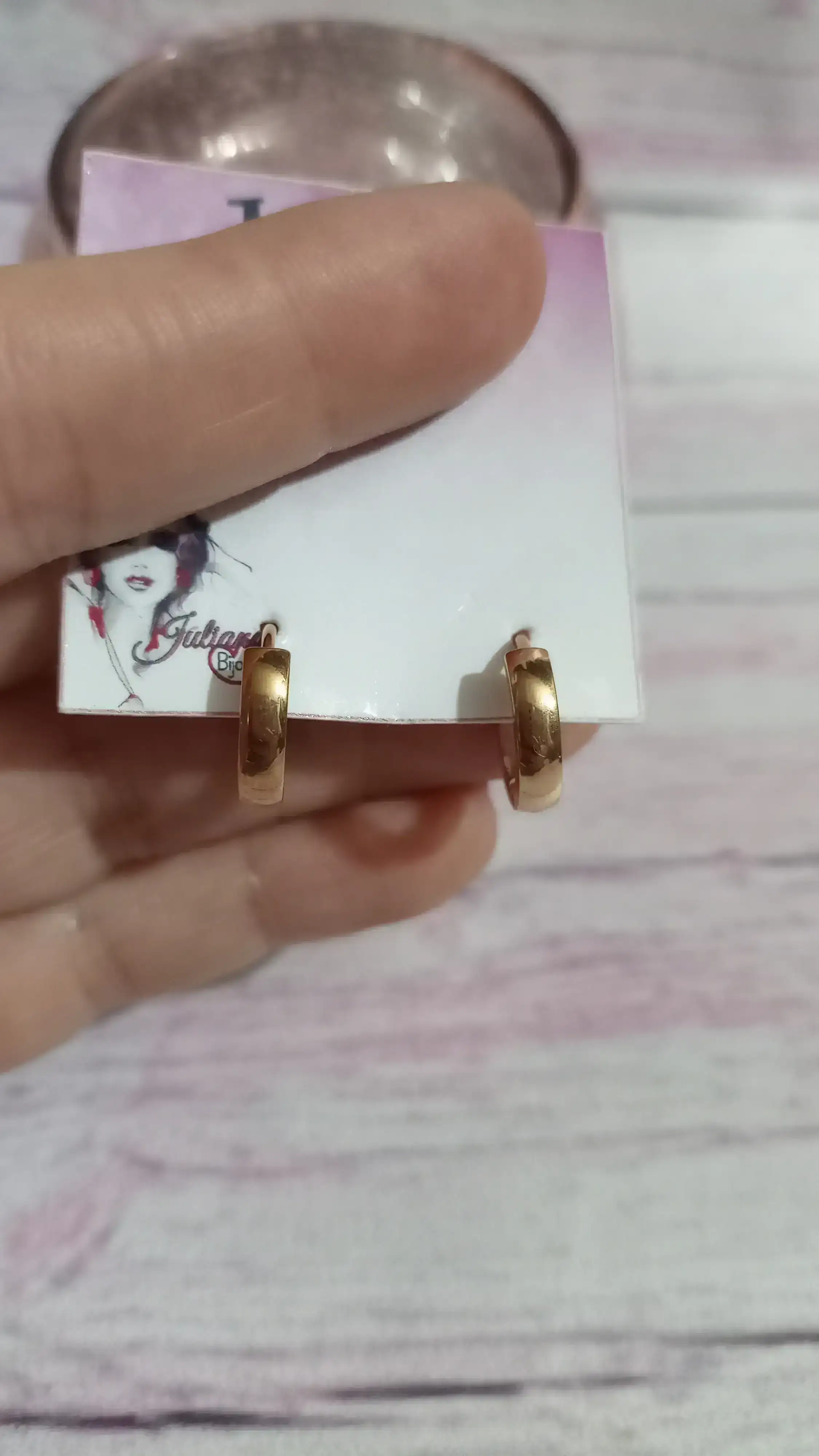 Argollas ROSÉ de 25 mm