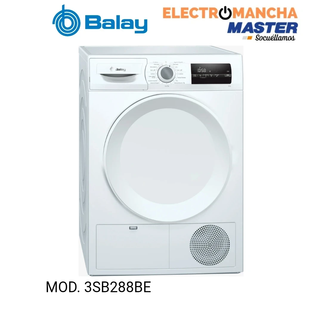 SECADORA BALAY 3SB288BE 8 KG. B.CALOR A++ E