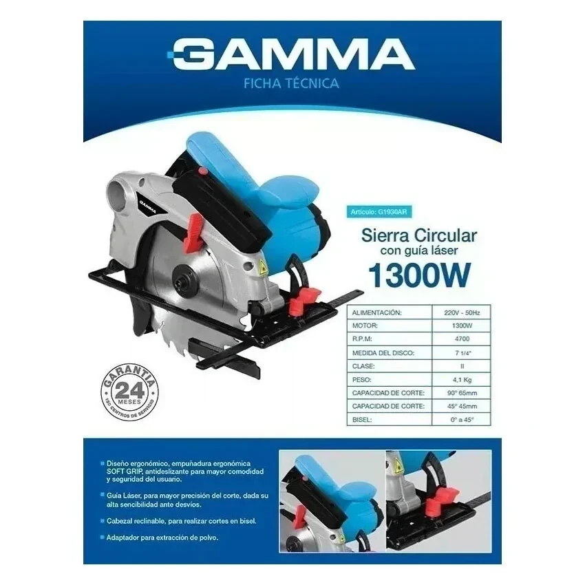SIERRA CIRCULAR GAMMA 1300W