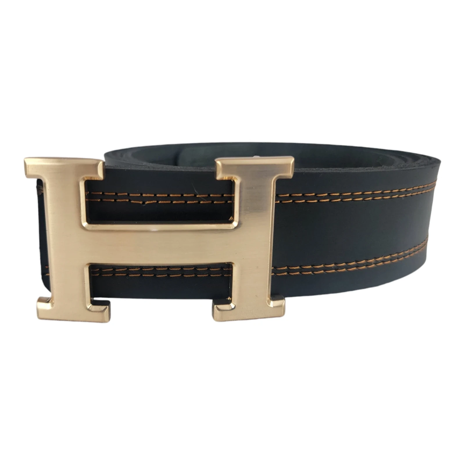 Hermes Detalle en costura dorada  3