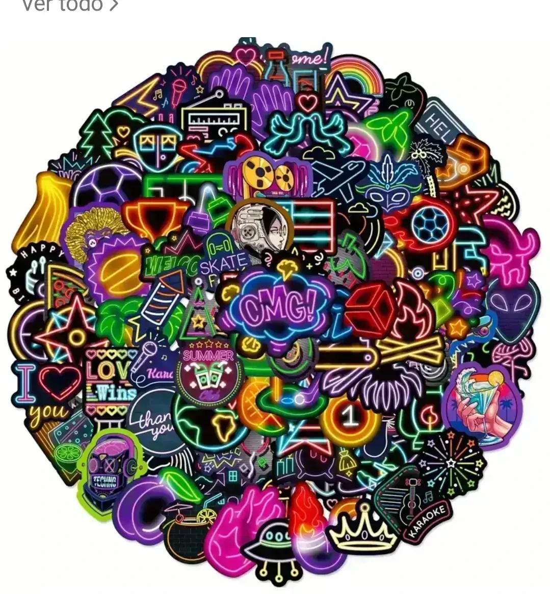 Stickers Varios Animados x4 4