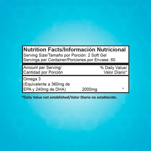 OMEGA 3 - 120 PERLAS - 2000MG 2