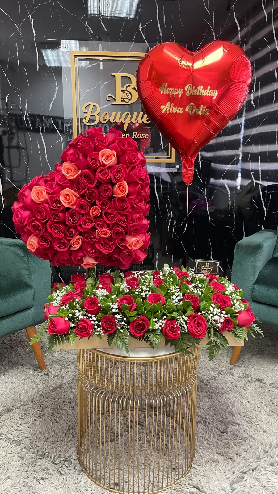 Corazon con jardin 2