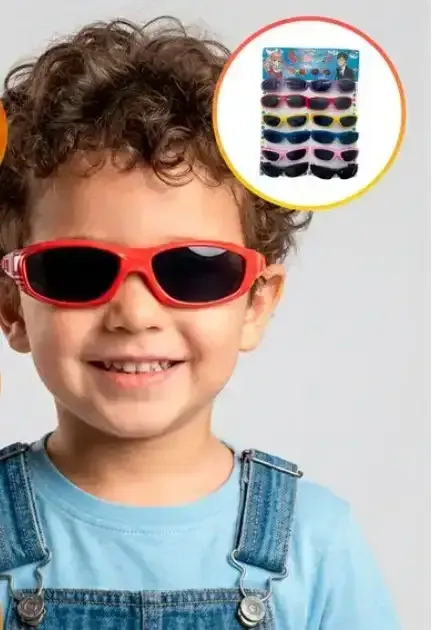 Anteojos para niños colores surtidos por 12 unidades 