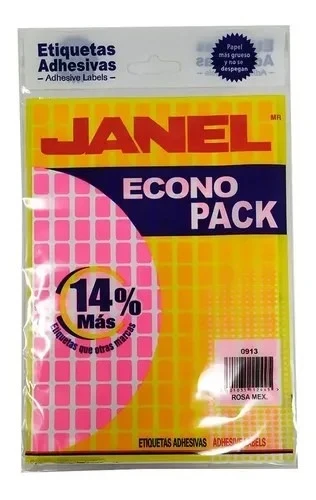 etiquetas rosas #1 janel