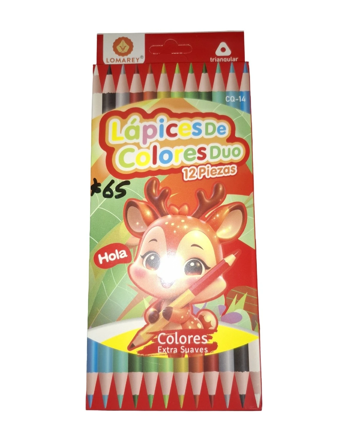 Lomarey c/12 colores redondos 