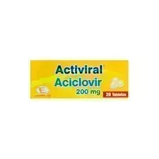 ACTIVIRAL 200 MG CJA X 20 TAB ACICLOVIR 200 MG LABQUIFAR