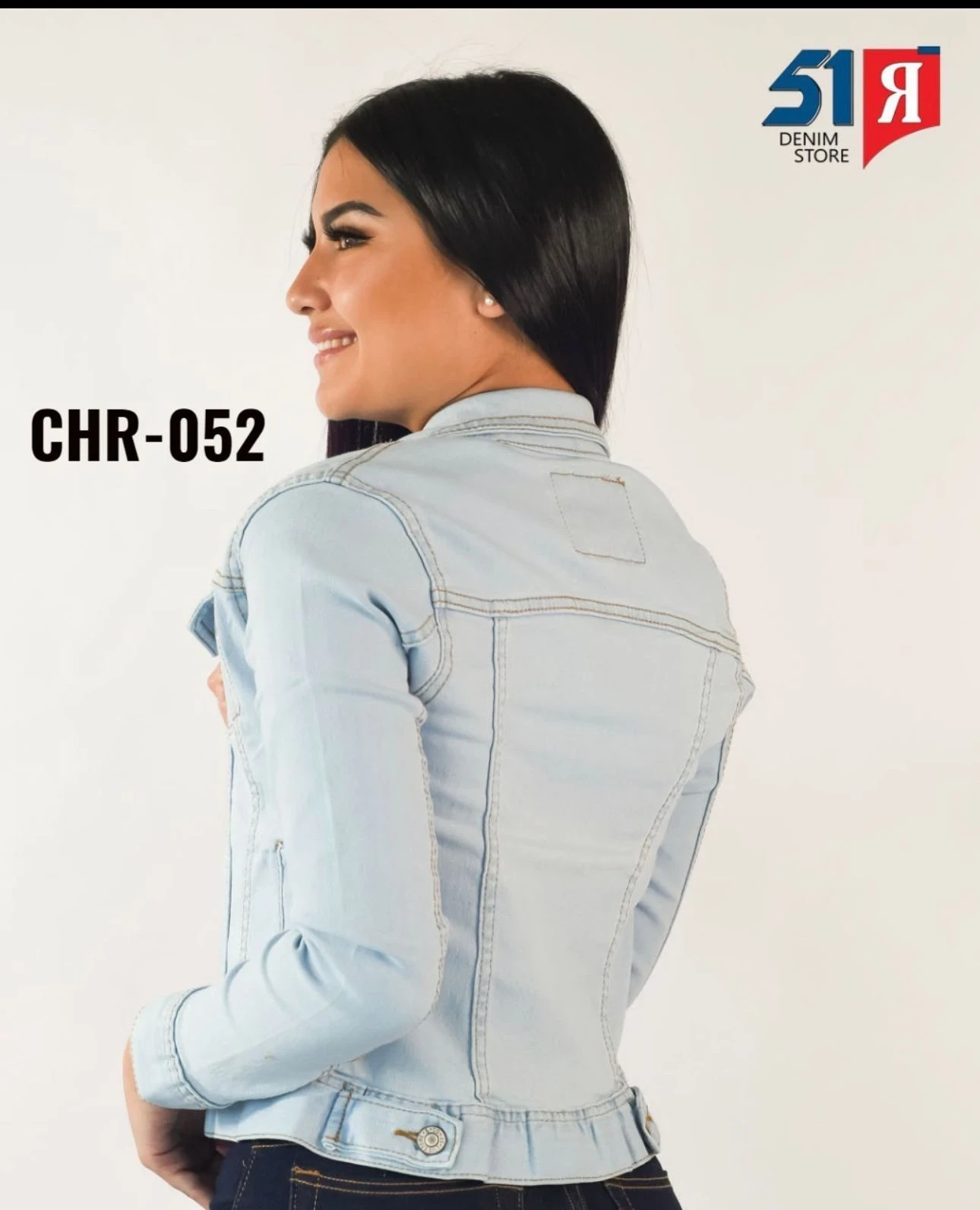 Chaqueta Jean Licrado Tipo Levis 9