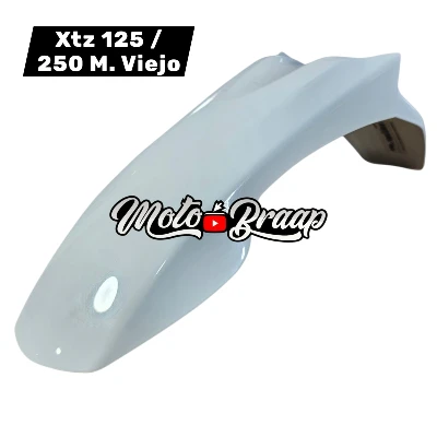 PL XTZ 125 / PL XTZ 250 M. Viejo guardabarro Blanco MTZ
