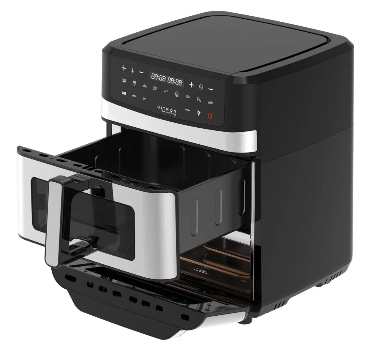 FREIDORA DE AIRE 13L DITRON + HORNO PIZZERO PANEL DIGITAL 5