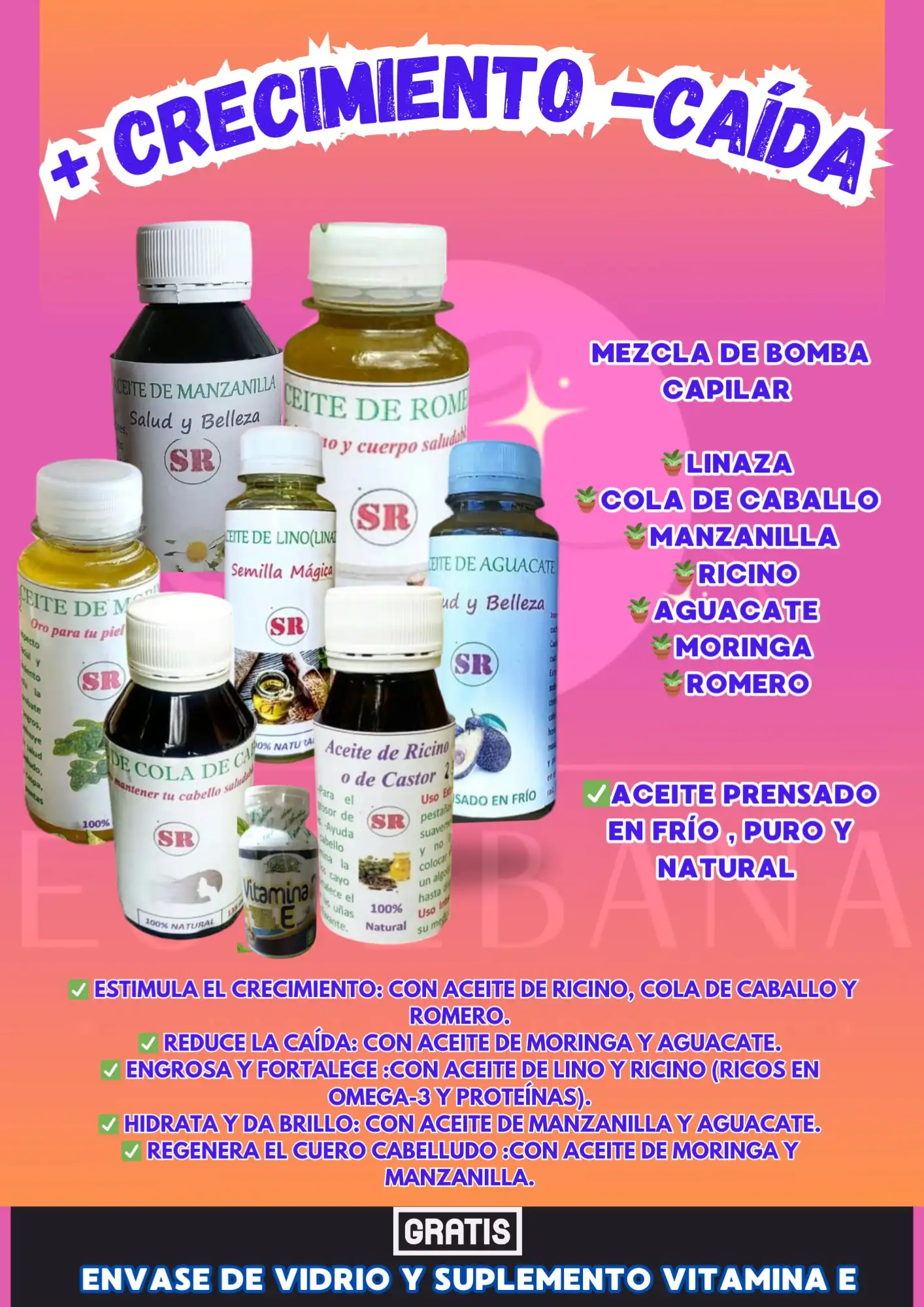 +crecimiento- caida