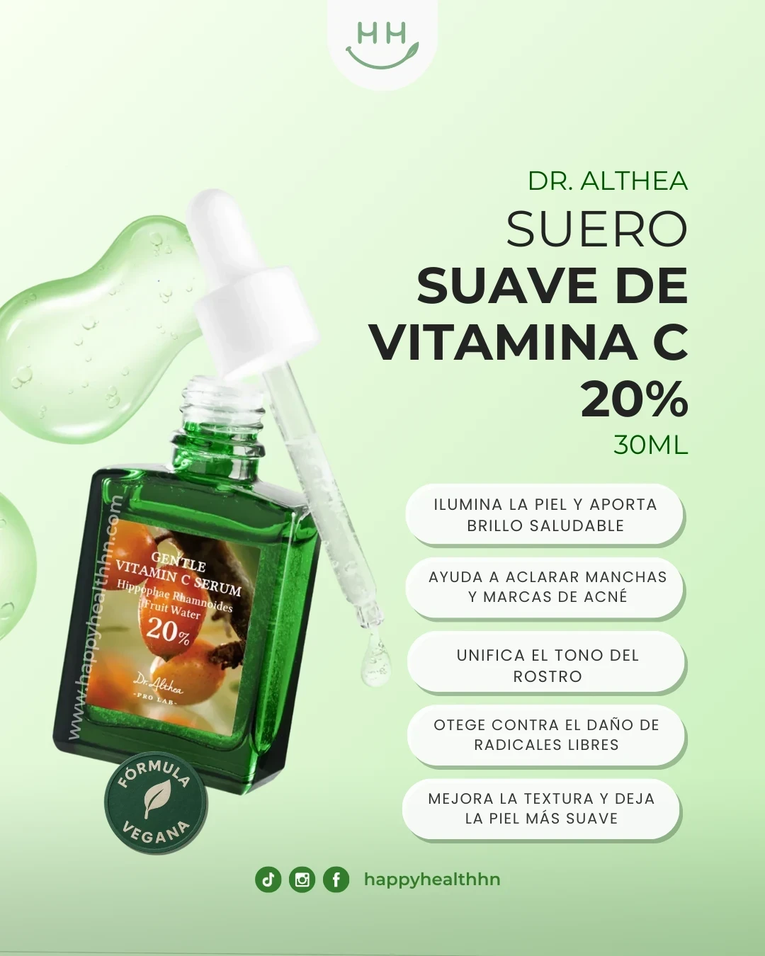 Dr. Althea – Serum de Vitamina C Suave para una Piel Radiante (30ml) 2