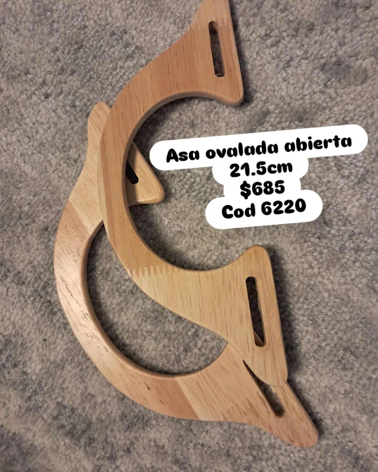 ASA OVALADA ABIERTA