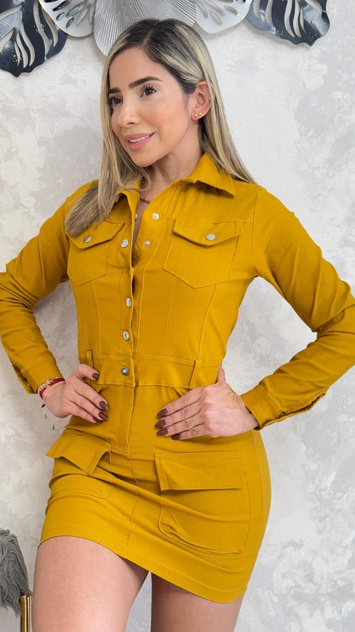 Vestido safari  2