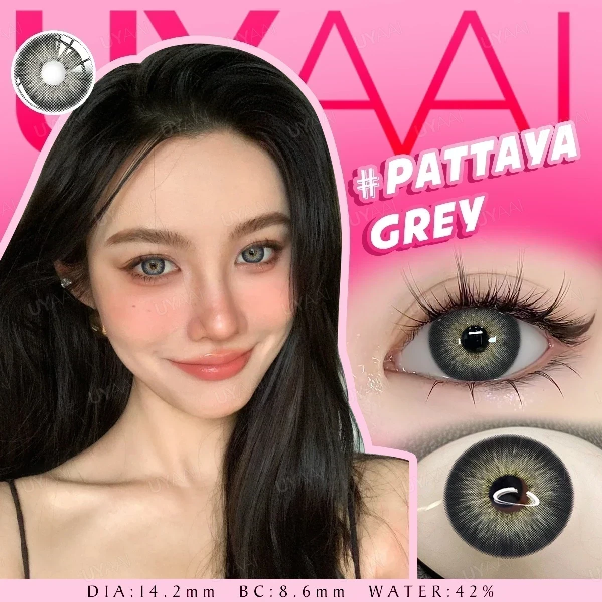 PATTAYA GRAY - (GRATIS Liquido de 15ml o kit de pinzas)