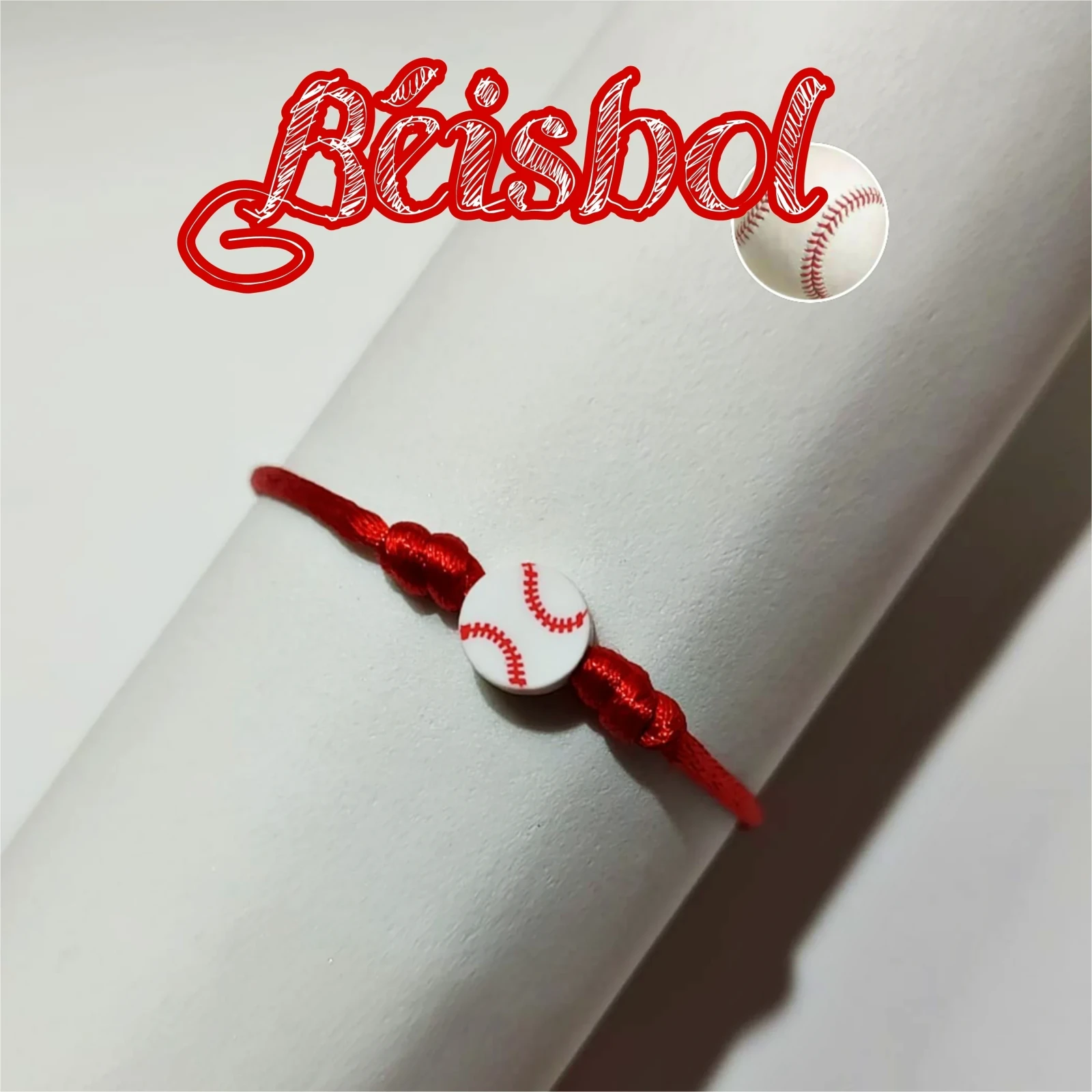 1 Pulsera de Béisbol Sencilla 2