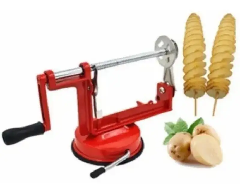 Pelador en espiral de papas, frutas y verduras curly 