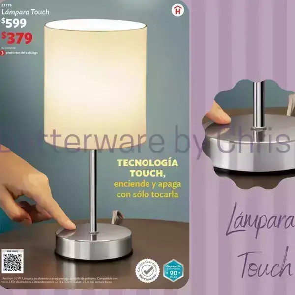 Lámpara Touch 