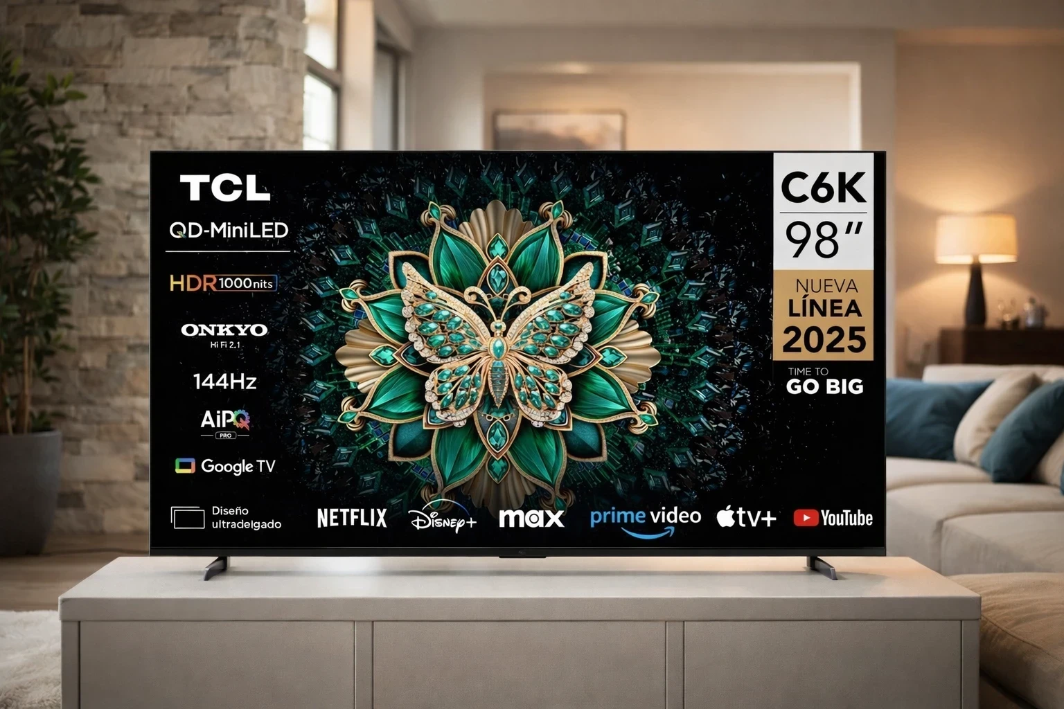Smart TV TCL 98" 98P8K
