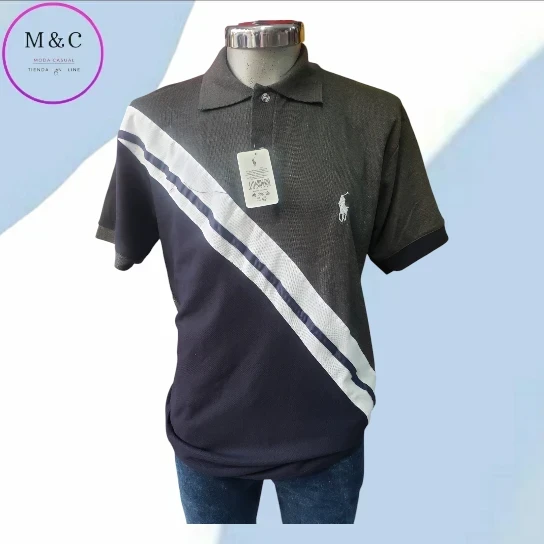 Playera XL franja de color 2