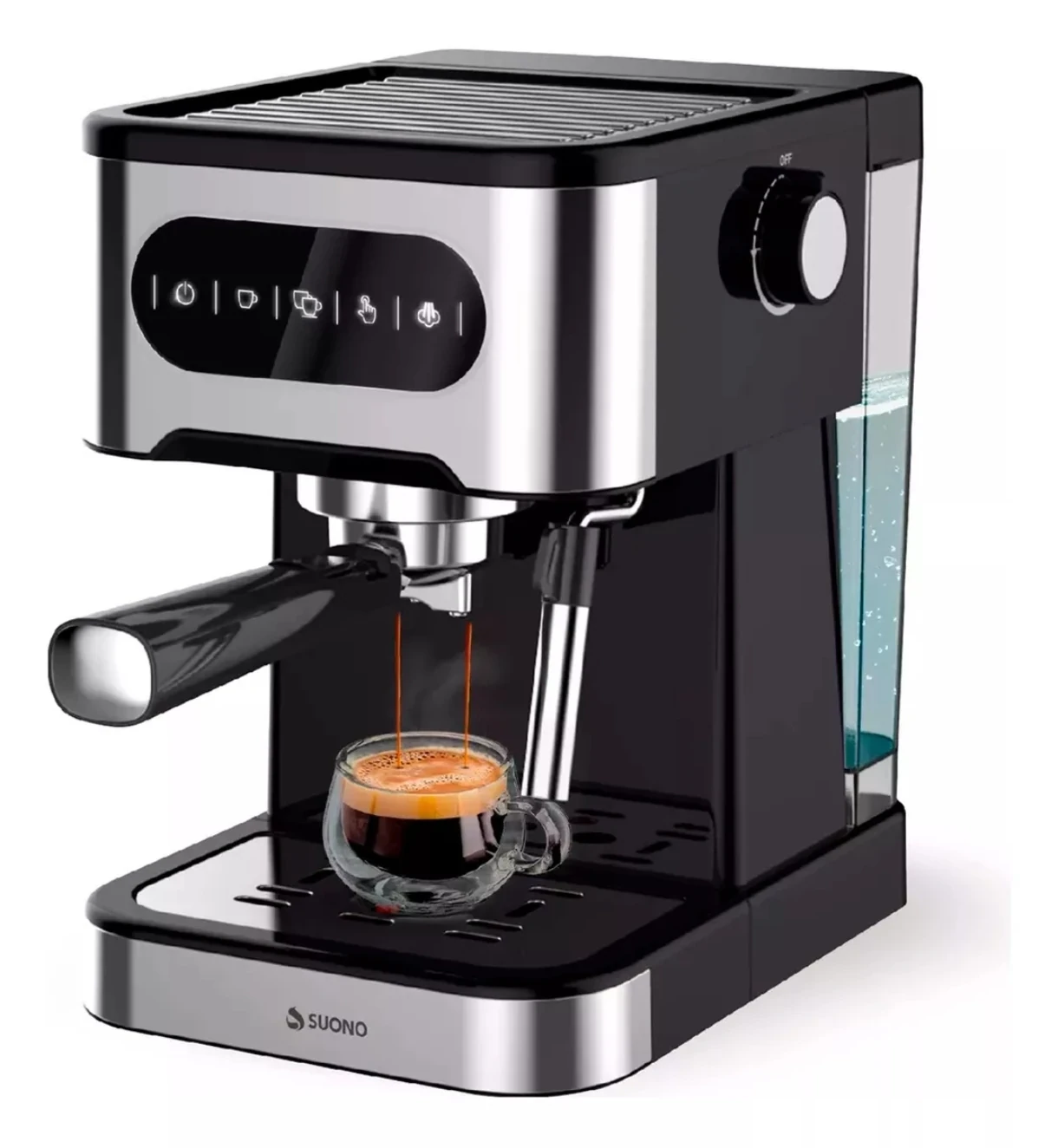 Cafetera Expresso Digital Suono Automática Acero Inox 1.5 L Csi - 7