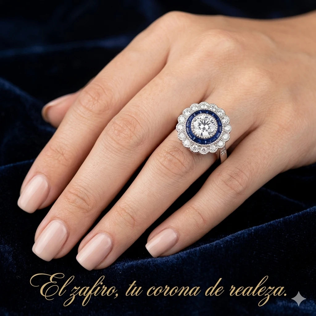 Anillo Zafiro 